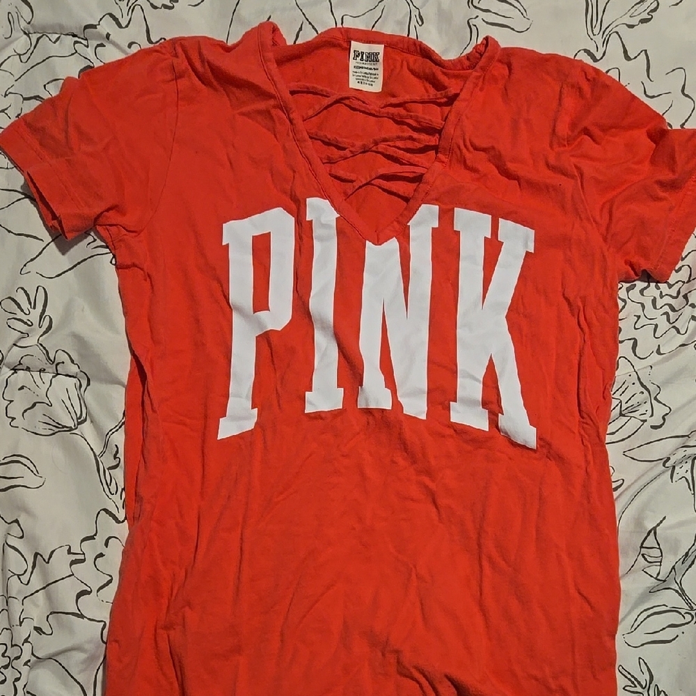 Victoria's Secret PINK Red T-Shirt